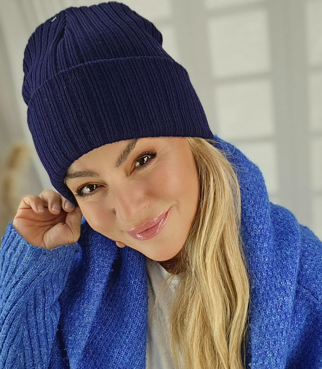 Palarie unisex Universal Beanie, tricot cu nervuri