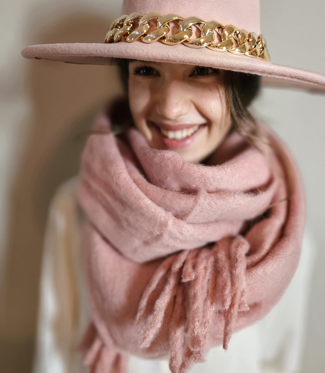 Eșarfă eșarfă groasă ciucuri o singură culoare cald moale 180x45 cm