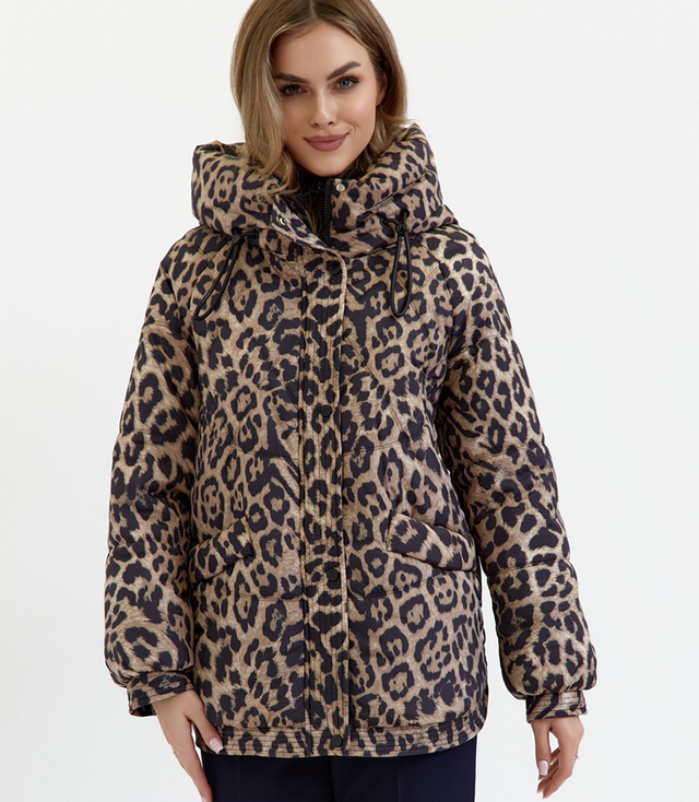 Jachetă de iarnă matlasată de damă cu glugă KORNELIA