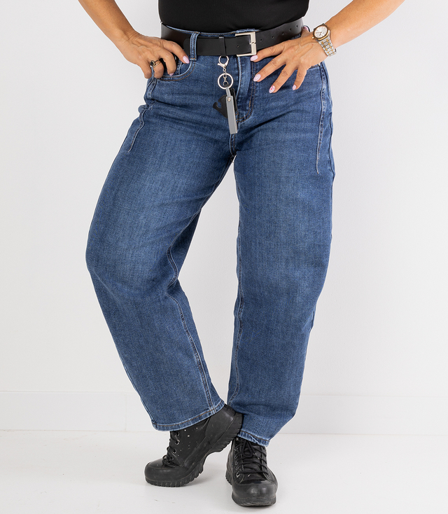 Blugi cu curea pentru femei NEL