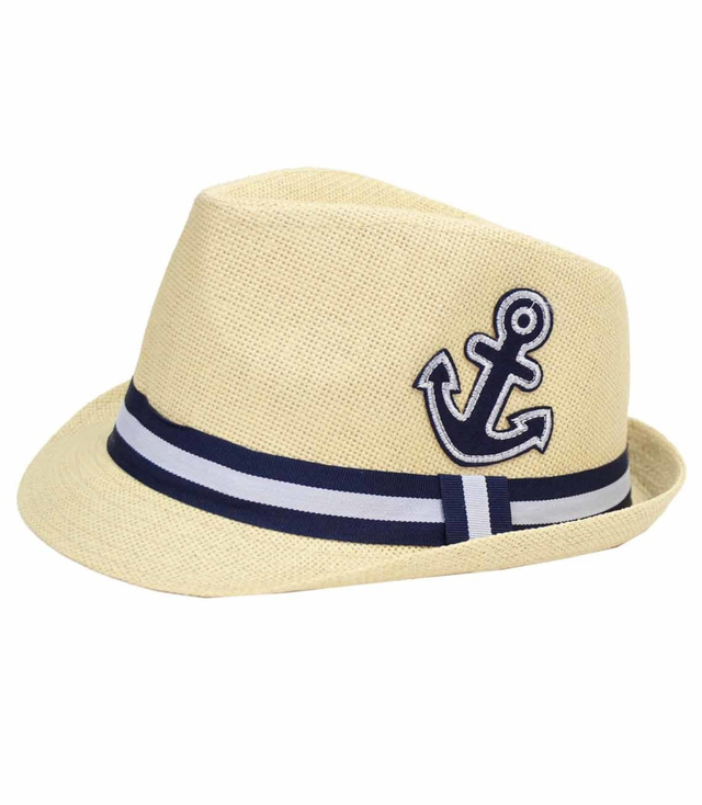 Palarie de paie panama ancora super copii