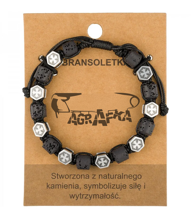 Brățară pentru bărbați cu pietre naturale