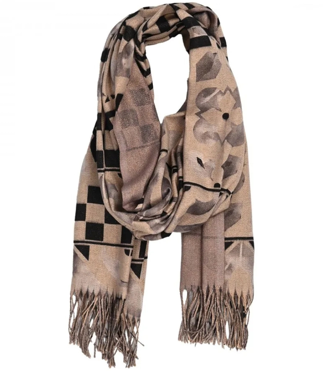 Warm eșarfă elegantă mozaic model fir strălucitor moale netedă 180x70 cm