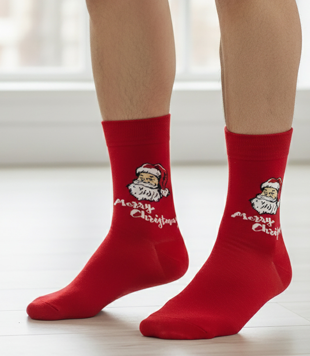 Șosete de Crăciun pentru bărbați - iarnă, calde, modele de Crăciun