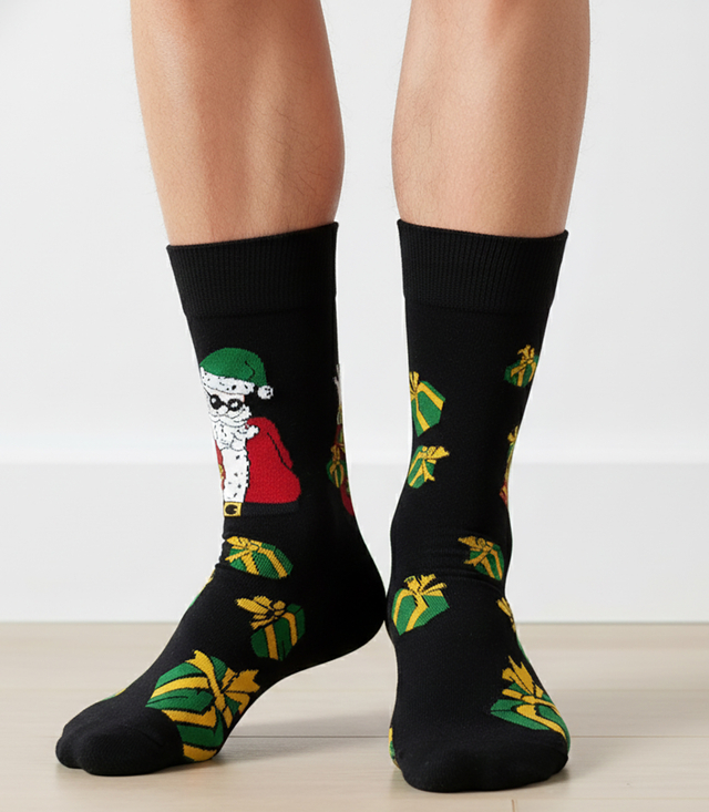 Șosete de Crăciun pentru bărbați - iarnă, calde, modele de Crăciun