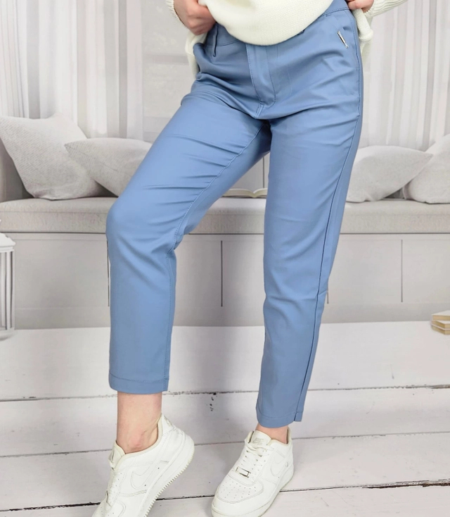 Pantaloni țigarete colorate elegante pentru femei VALERIA