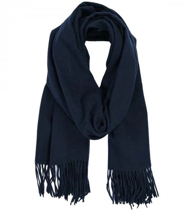 Eșarfă eșarfă groasă ciucuri o singură culoare cald moale 200x70 cm