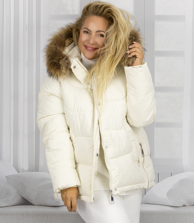 WINTER QUEEN jachetă de iarnă caldă jachetă bomber mai lungă