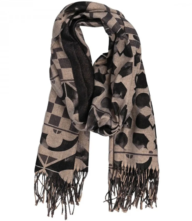 Warm eșarfă elegantă mozaic model fir strălucitor moale netedă 180x70 cm