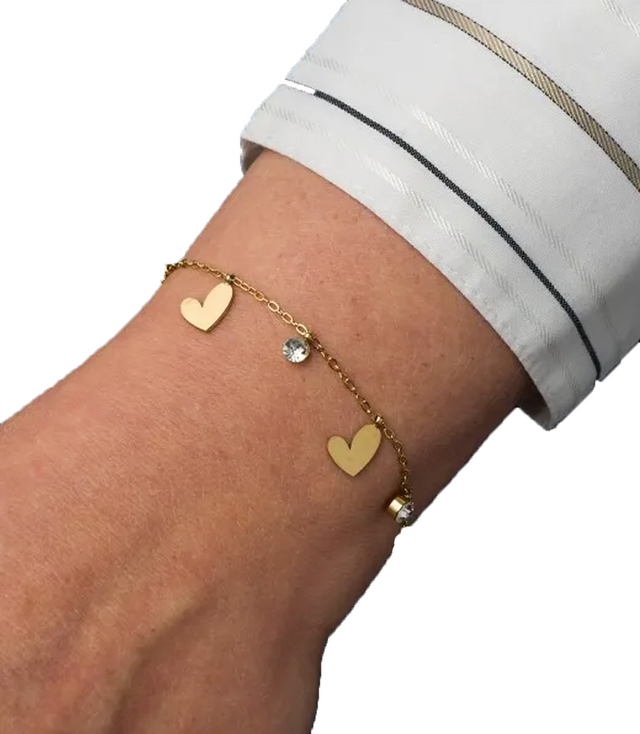 Brățară elegantă de aur pentru femei din oțel