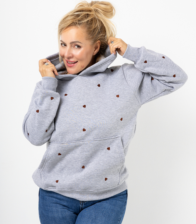 Hoodie drăguț cangur hoodie VALENTINE