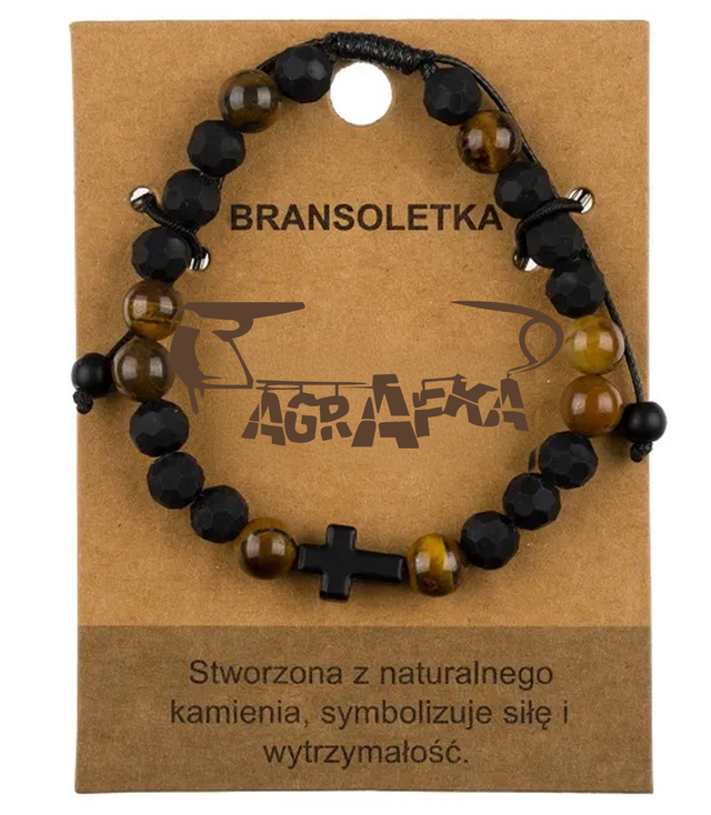 Brățară pentru bărbați cu pietre naturale