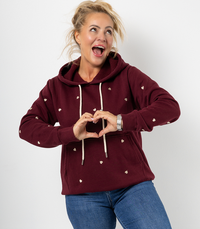 Hoodie drăguț cangur hoodie VALENTINE