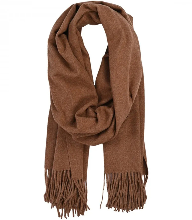 Eșarfă eșarfă groasă ciucuri o singură culoare cald moale 200x70 cm