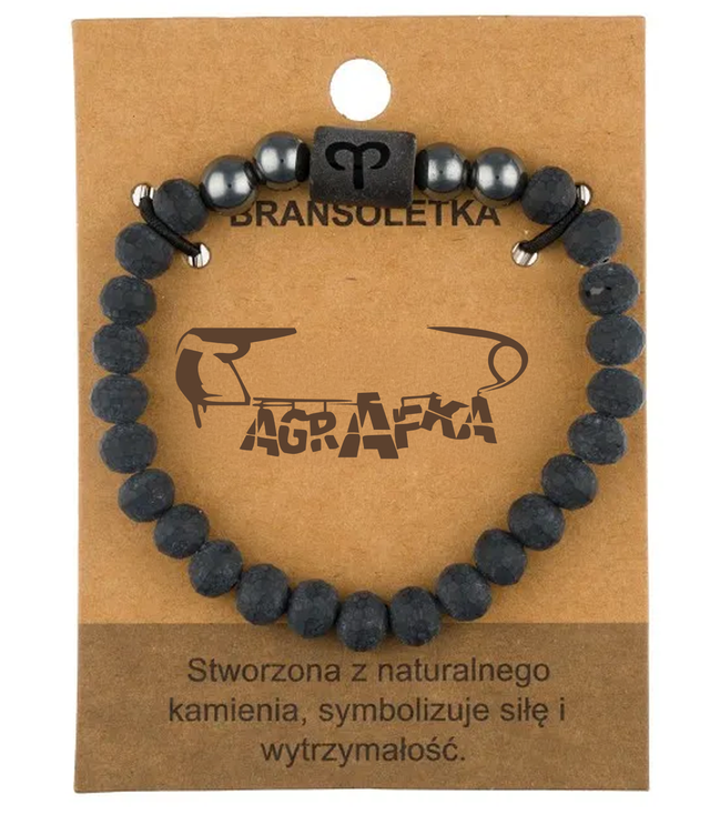 Brățară pentru bărbați cu pietre naturale