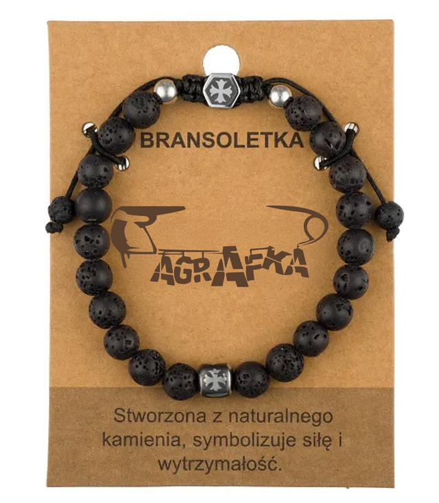 Brățară pentru bărbați cu pietre naturale