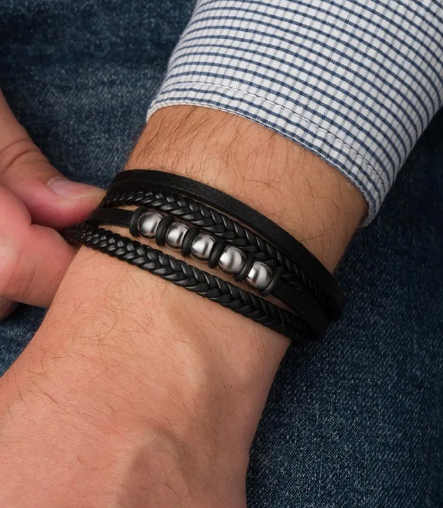Brățări pentru bărbați perfecte pentru un cadou împletit