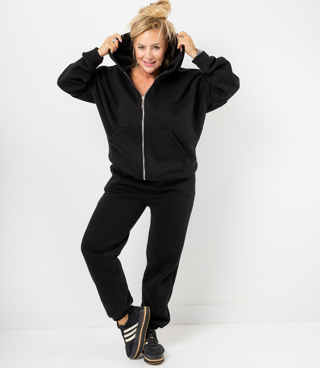 Set de trening gros cald, descheiat, hanorac LAURA