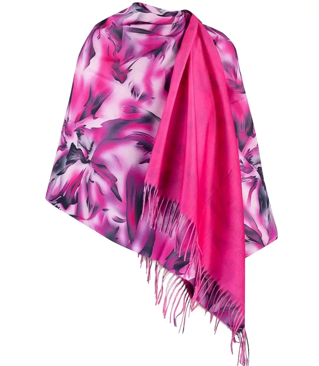 Eșarfă șal elegantă din vâscoză bicoloră