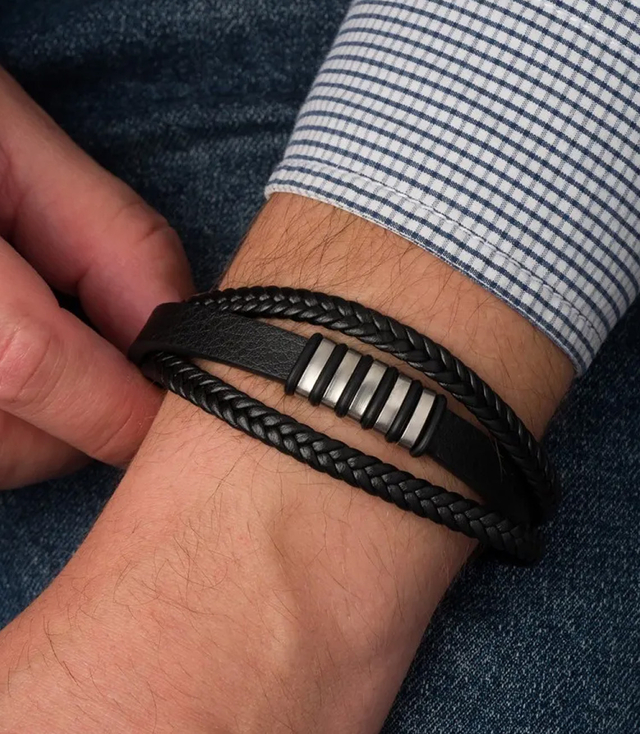 Brățări pentru bărbați perfecte pentru un cadou împletit