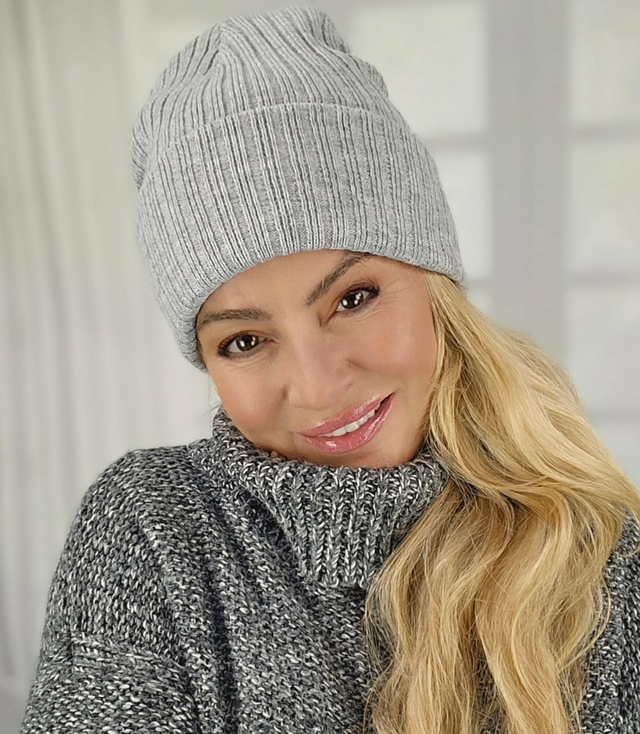 Palarie unisex Universal Beanie, tricot cu nervuri