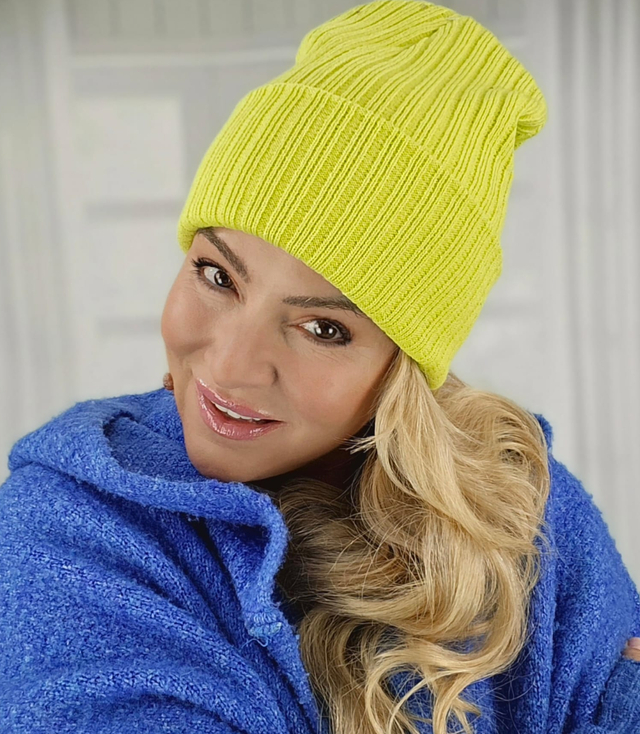 Palarie unisex Universal Beanie, tricot cu nervuri