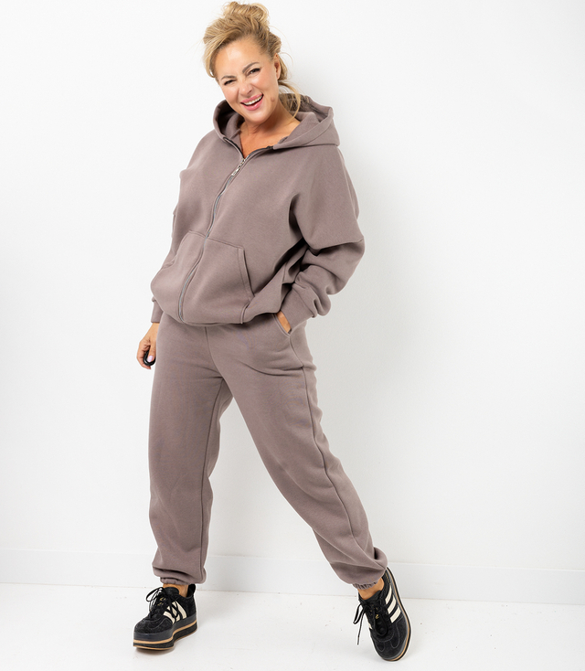 Set de trening gros cald, descheiat, hanorac LAURA