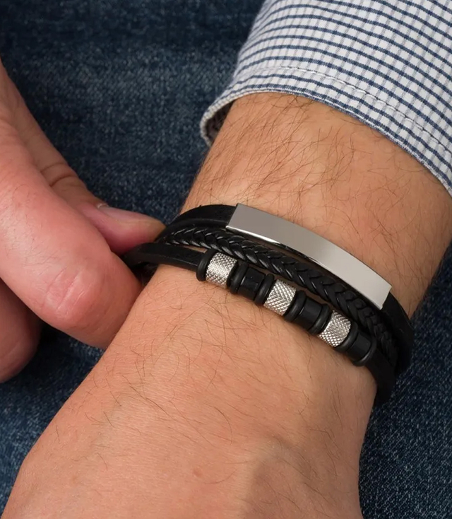 Brățări pentru bărbați perfecte pentru un cadou împletit
