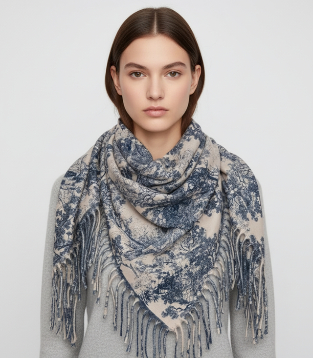 Eșarfă cu franjuri la modă pentru femei șal elegant pentru femei