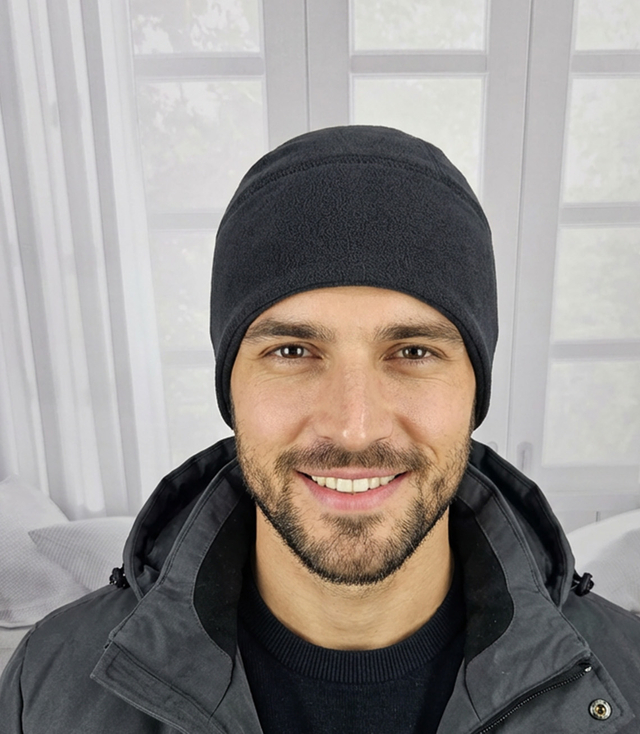 Pălărie fleece pentru bărbați BASIC elegant