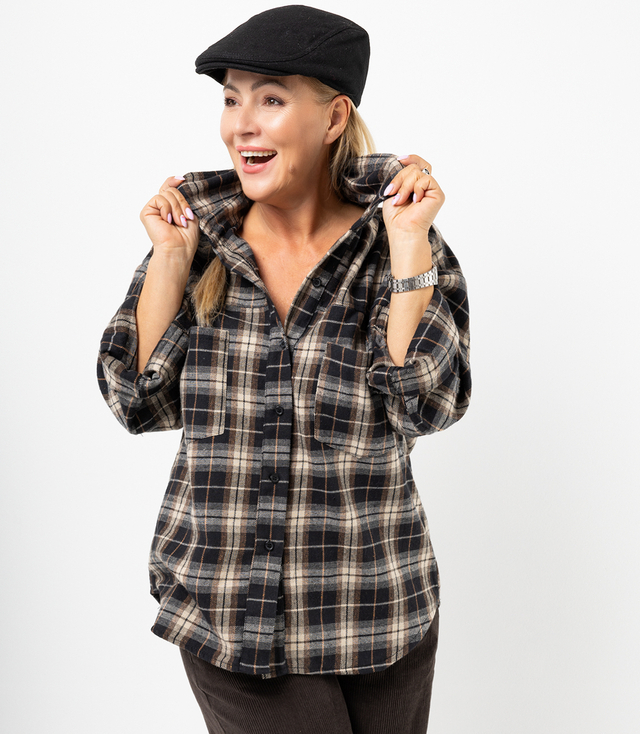 Timeless FRIDA cămașă din flanel în carouri